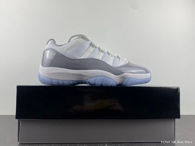 Kicked Out Shoe Store Grey Jordan Air 11 AV2187-140 Cement Low 0814